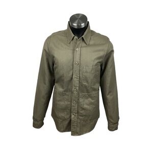 Aspesi ATA Khaki Button Up Casual Shirt Tan